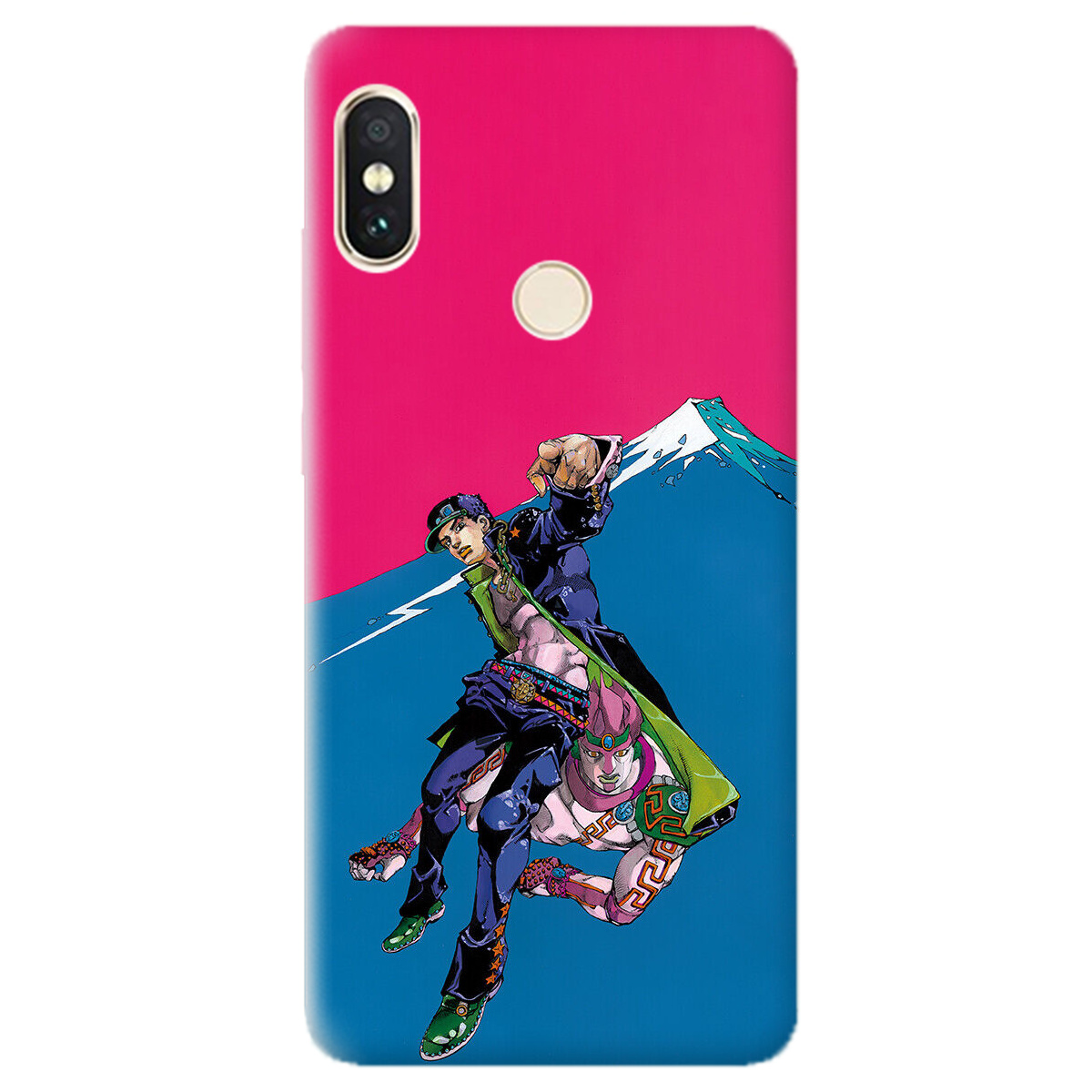 Чохол для Xiaomi Redmi Note 5 прозорий Джотаро Куджо JoJo - фото 1 - Чохли для телефонів