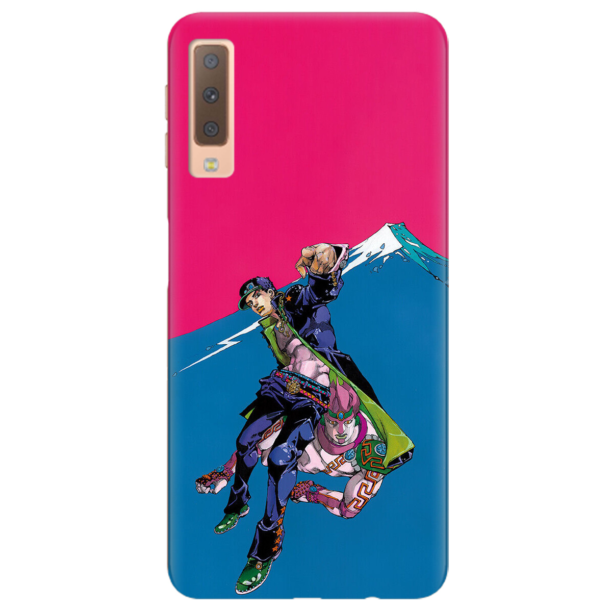 Чохол для Samsung Galaxy A7 2018 прозорий Джотаро Куджо JoJo - фото 1 - Чохли для телефонів