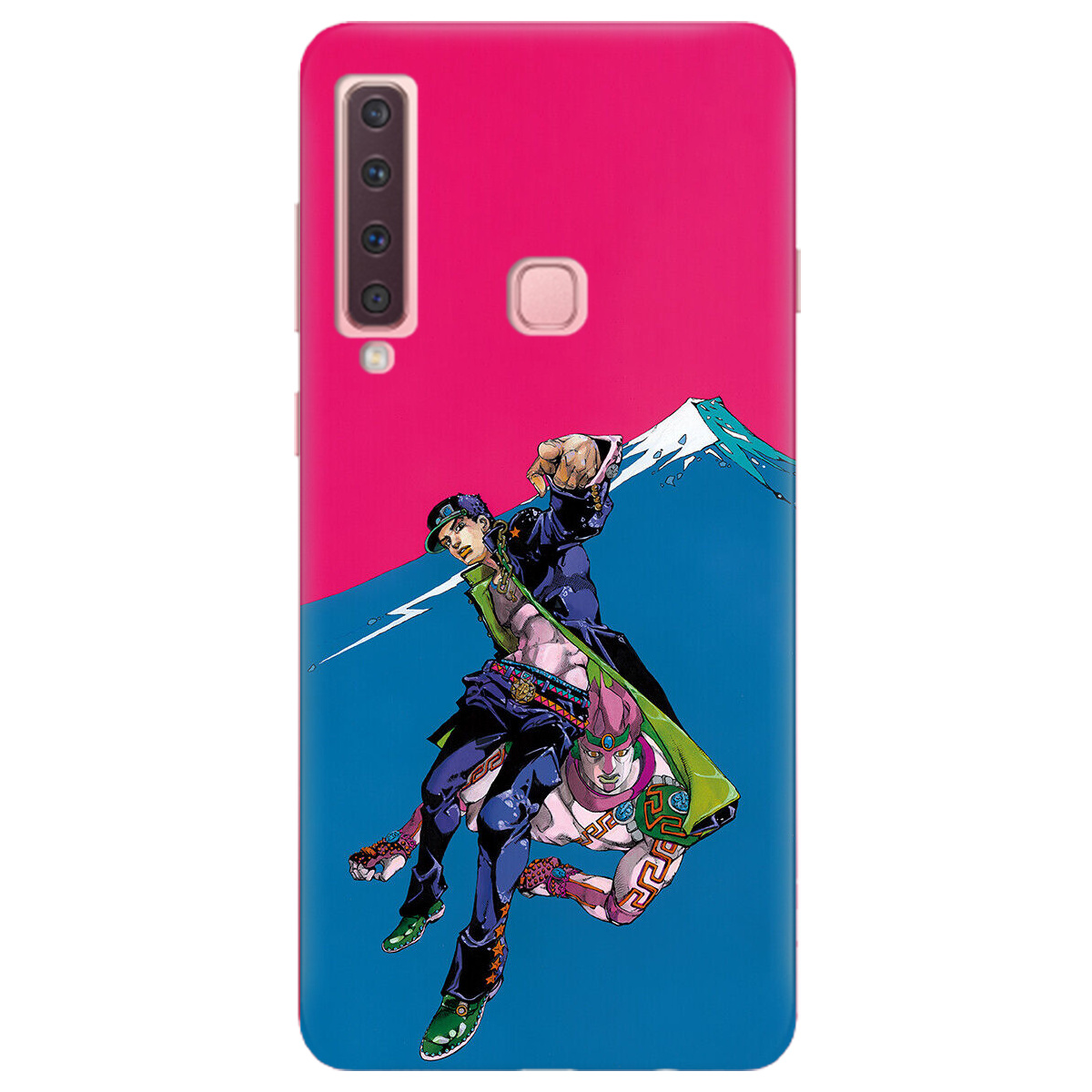 Чехол для Samsung Galaxy A9 2018 прозрачный Джотаро Куджо JoJo - фото 1 - Чехлы для телефонов