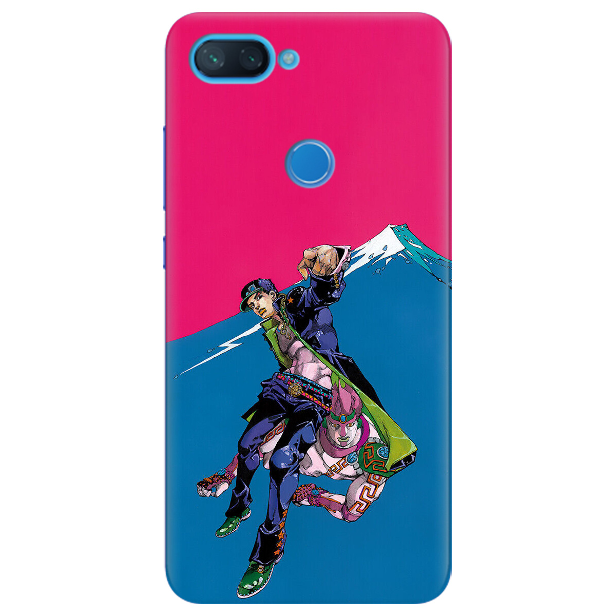 Чехол для Xiaomi Mi 8 Lite прозрачный Джотаро Куджо JoJo - фото 1 Чехол для Xiaomi Mi 8 Lite прозрачный Джотаро Куджо JoJo - фото 1 - Чехлы для телефонов