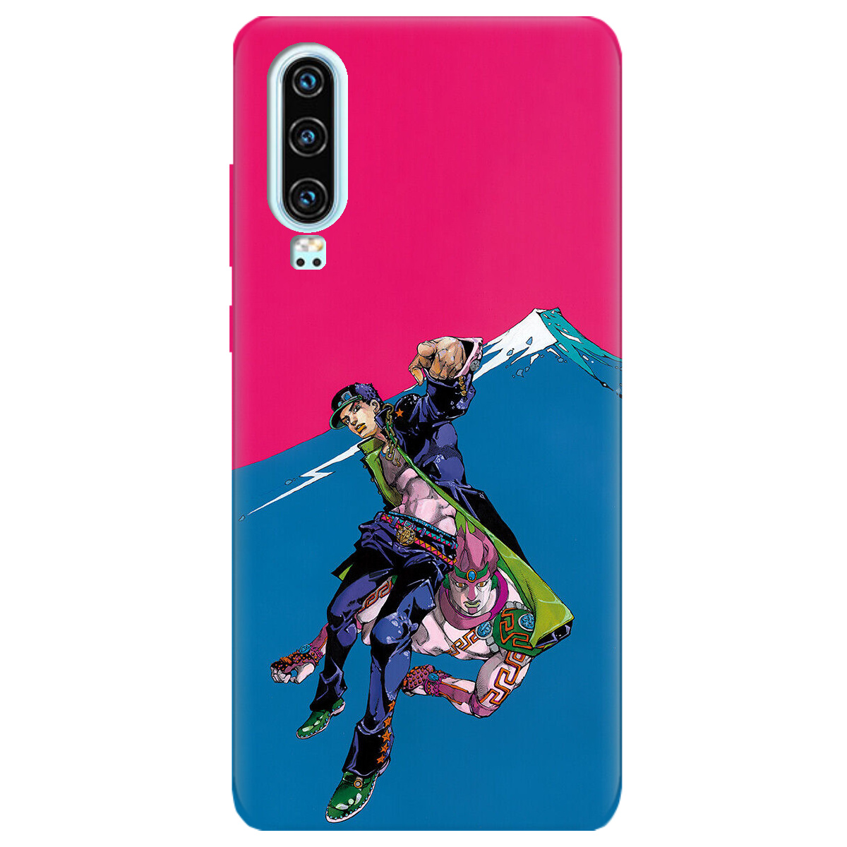 Чехол для Huawei P30 прозрачный Джотаро Куджо JoJo - фото 1 - Чехлы для телефонов
