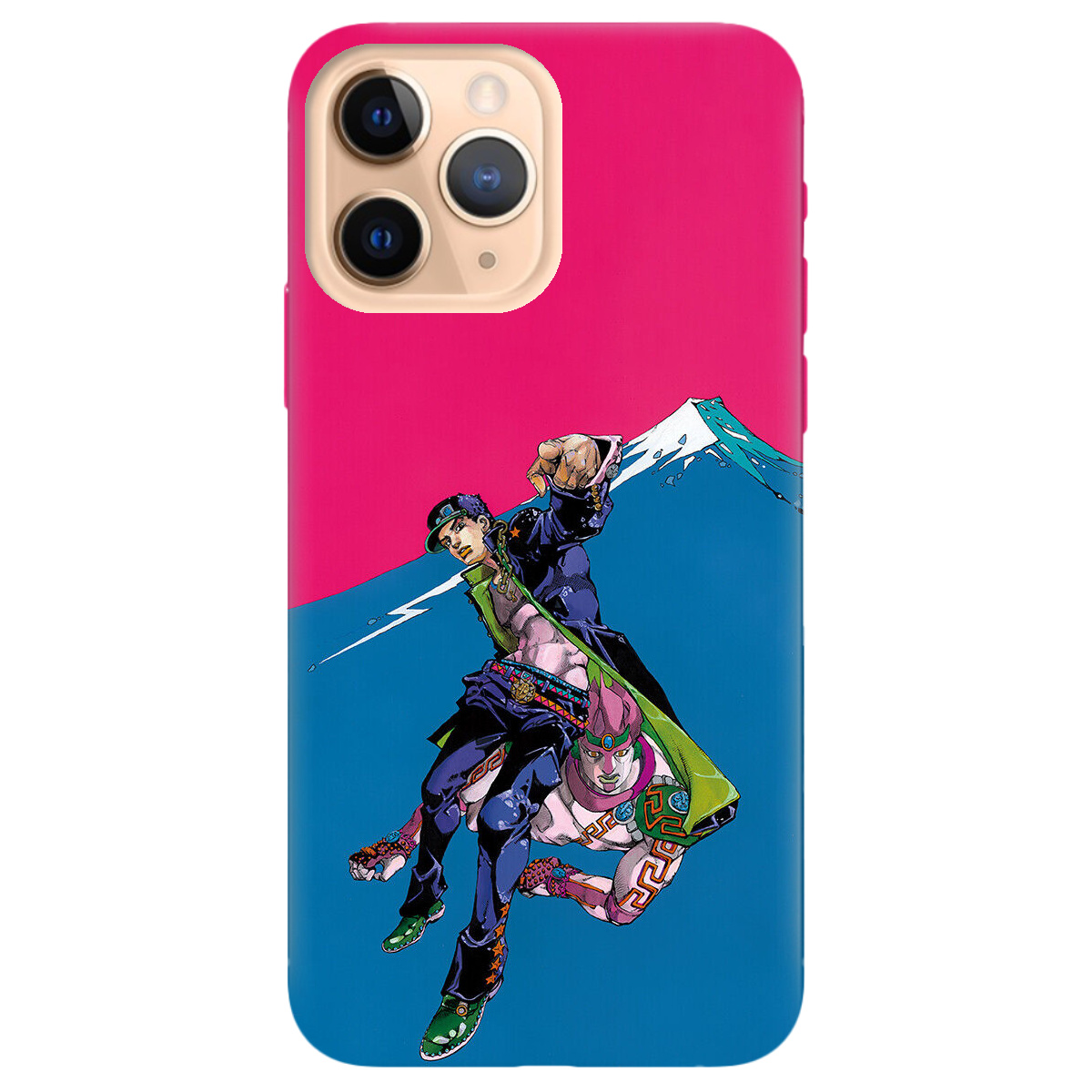 Чехол для Apple iPhone 11 Pro прозрачный Джотаро Куджо JoJo - фото 1 - Чехлы для телефонов