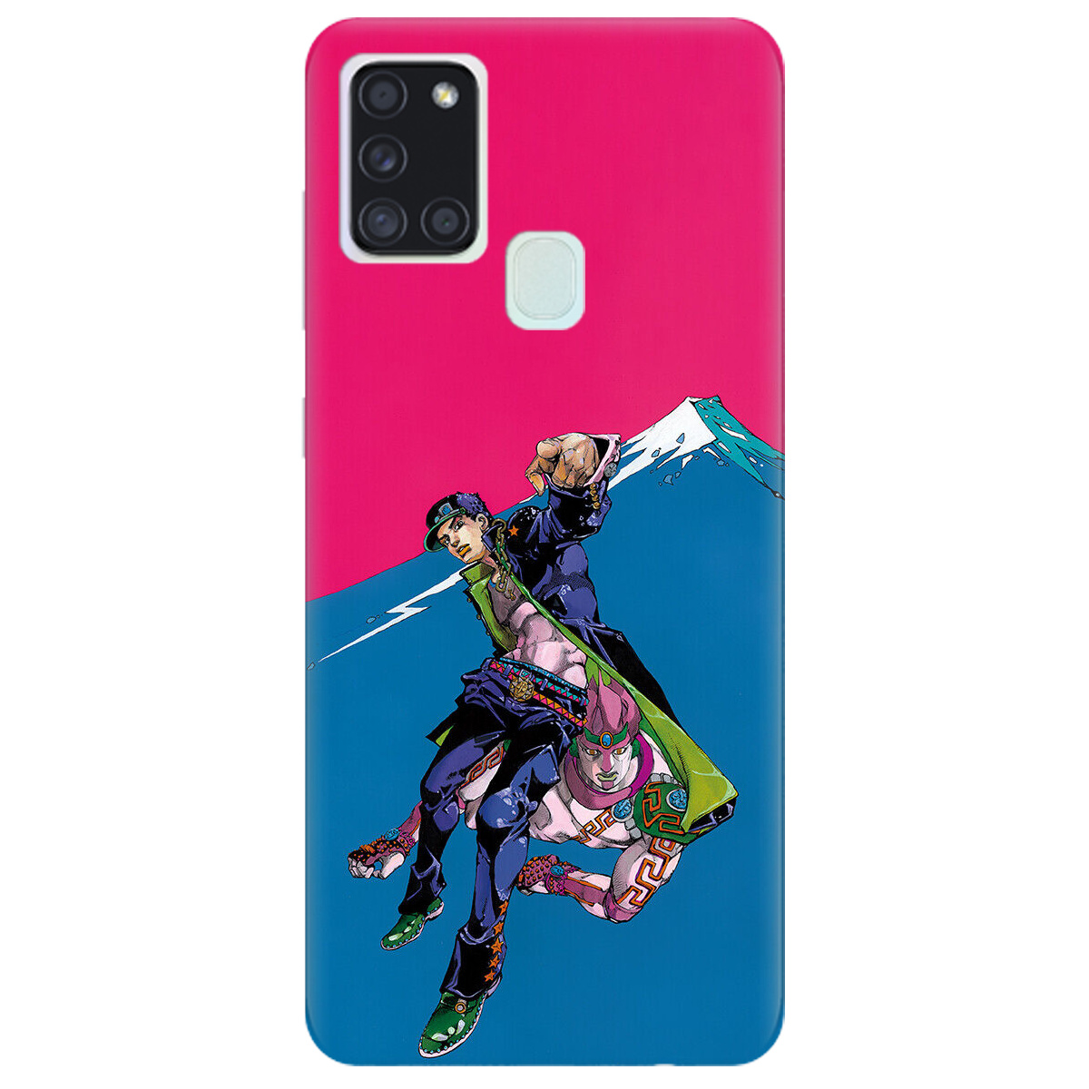 Чохол для Samsung Galaxy A21s прозорий Джотаро Куджо JoJo - фото 1 - Чохли для телефонів
