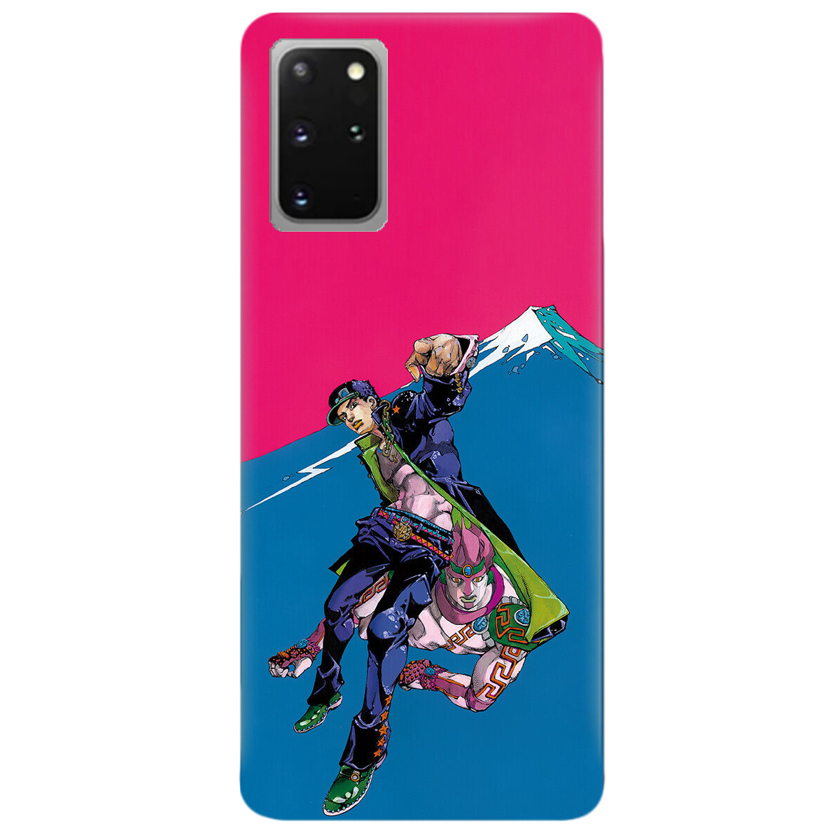 Чехол для Samsung Galaxy S20 Plus прозрачный Джотаро Куджо JoJo - фото 1 - Чехлы для телефонов