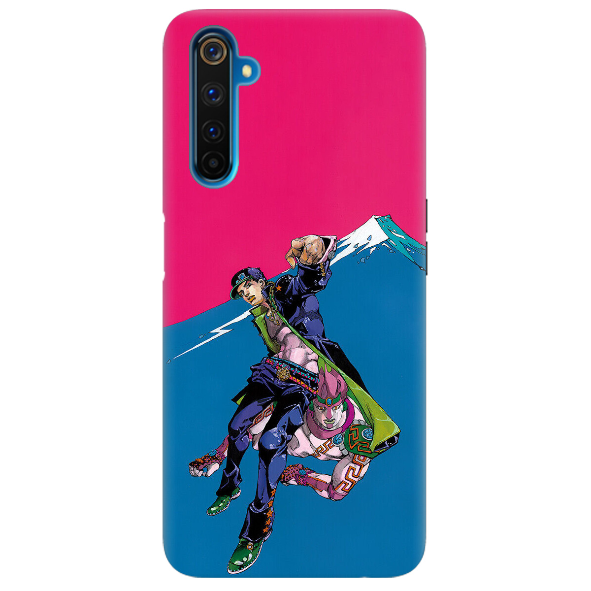 Чехол для Realme 6 Pro прозрачный Джотаро Куджо JoJo - фото 1 - Чехлы для телефонов