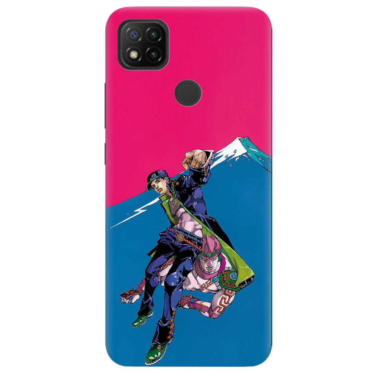 Чехол для Xiaomi Redmi 9C прозрачный Джотаро Куджо JoJo - фото 1 - Чехлы для телефонов