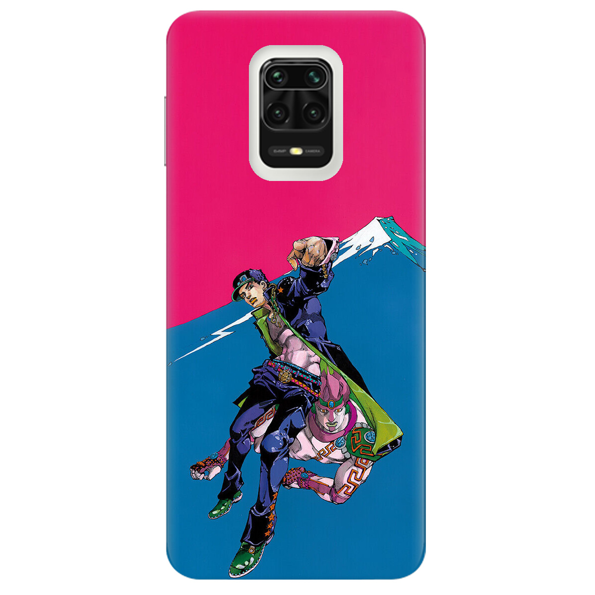 Чехол для Xiaomi Redmi Note 9s прозрачный Джотаро Куджо JoJo - фото 1 - Чехлы для телефонов