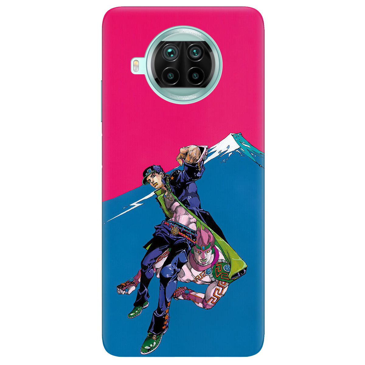 Чехол для Xiaomi Mi 10T Lite прозрачный Джотаро Куджо JoJo - фото 1 - Чехлы для телефонов