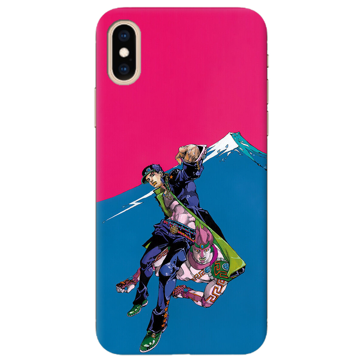 Чехол для Apple iPhone XS Max прозрачный Джотаро Куджо JoJo - фото 1 - Чехлы для телефонов