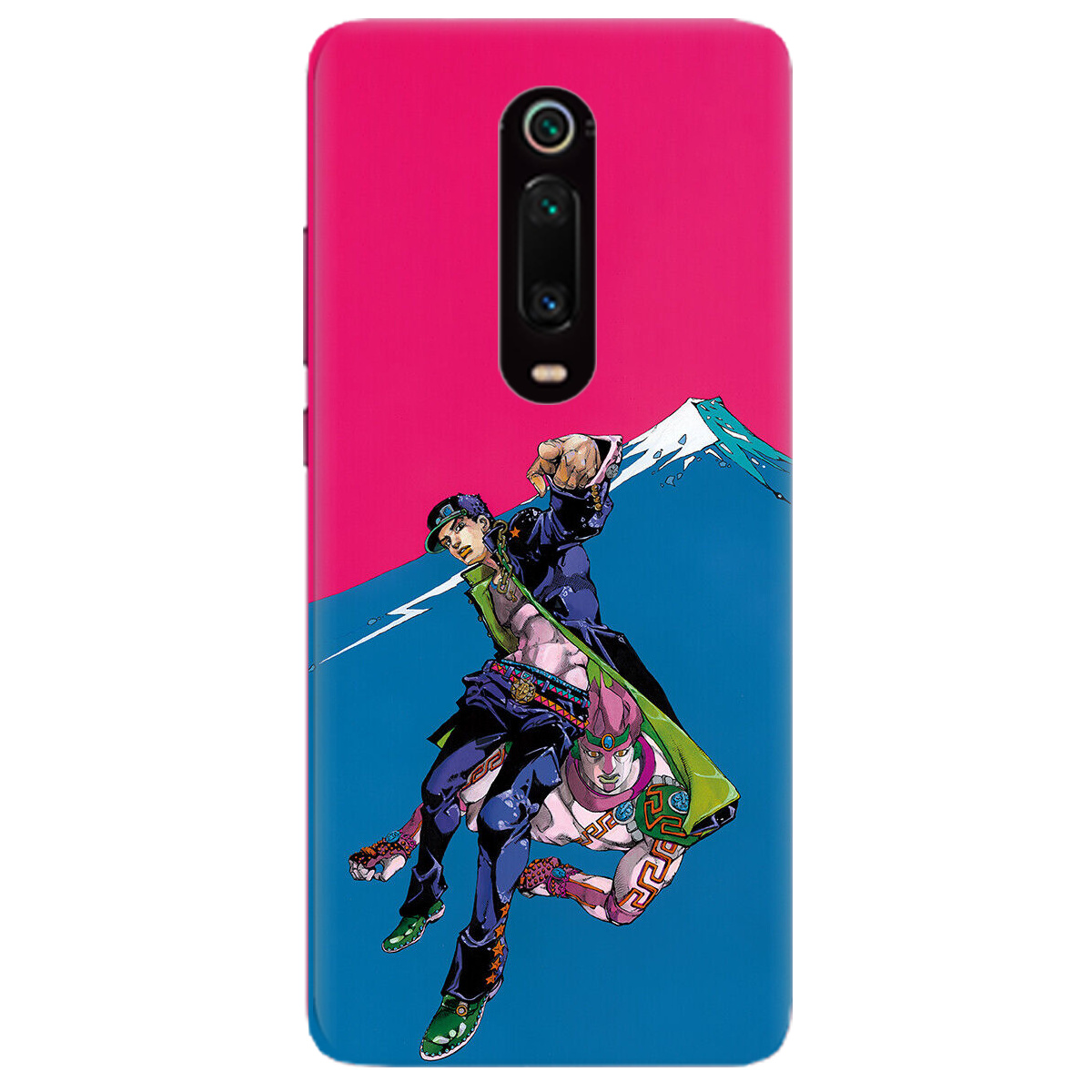 Чехол для Xiaomi Mi 9T прозрачный Джотаро Куджо JoJo - фото 1 - Чехлы для телефонов