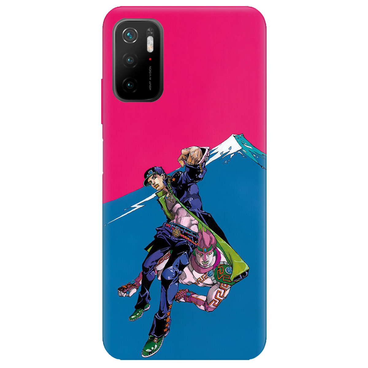Чохол для Xiaomi Poco M3 Pro прозорий Джотаро Куджо JoJo - фото 1 - Чохли для телефонів