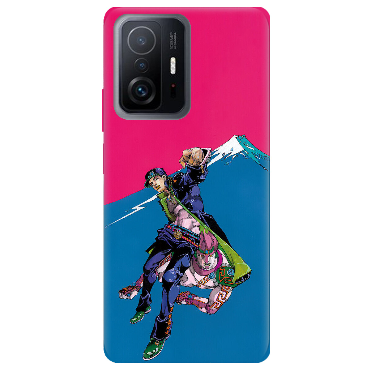 Чохол для Xiaomi 11T Pro прозорий Джотаро Куджо JoJo - фото 1 - Чохли для телефонів