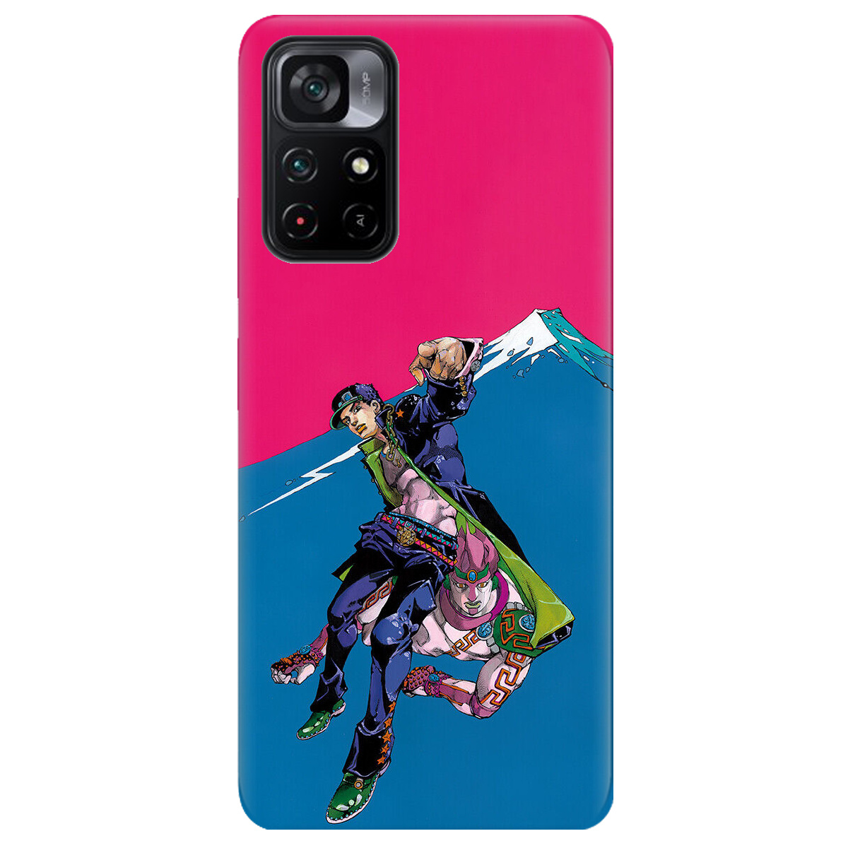 Чехол для Xiaomi Poco M4 Pro 5G прозрачный Джотаро Куджо JoJo - фото 1 - Чехлы для телефонов