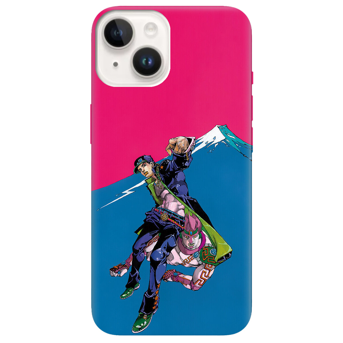 Чехол для Apple iPhone 14 Plus прозрачный Джотаро Куджо JoJo - фото 1 - Чехлы для телефонов