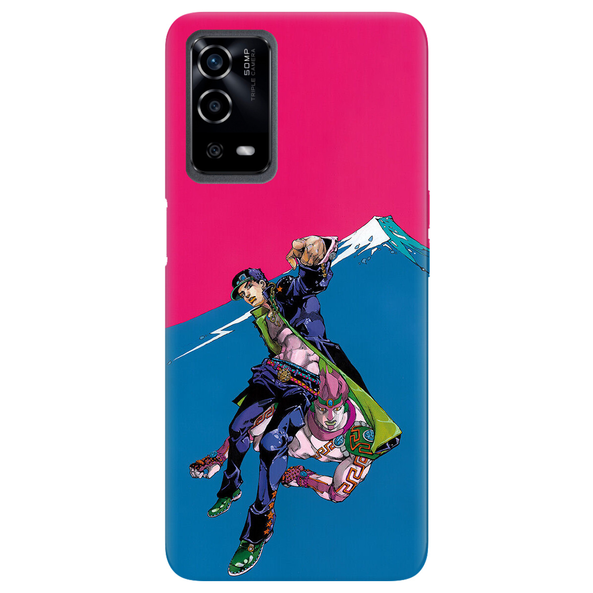 Чехол для Oppo A55 прозрачный Джотаро Куджо JoJo - фото 1 - Чехлы для телефонов