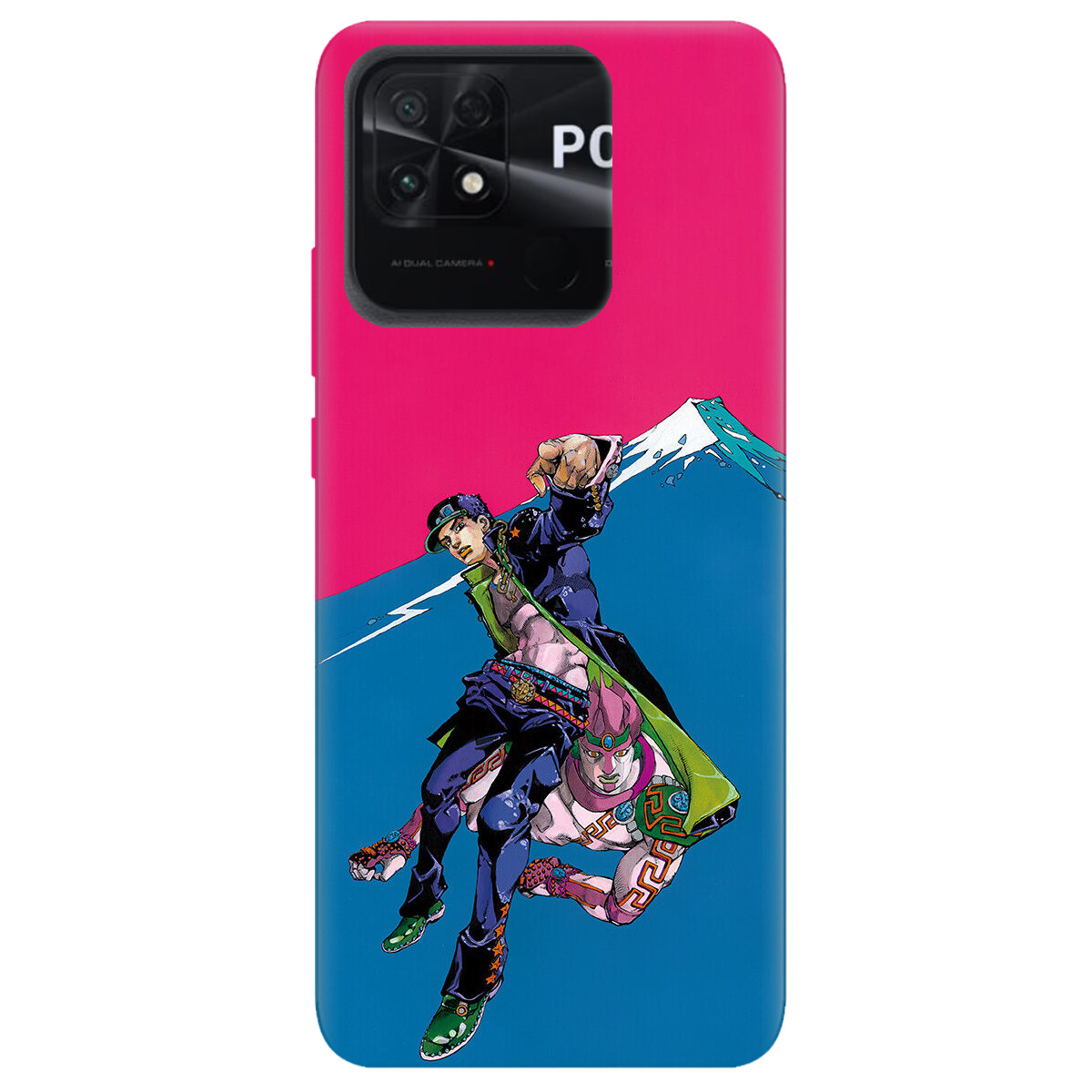 Чехол для Xiaomi Poco C40 прозрачный Джотаро Куджо JoJo - фото 1 - Чехлы для телефонов