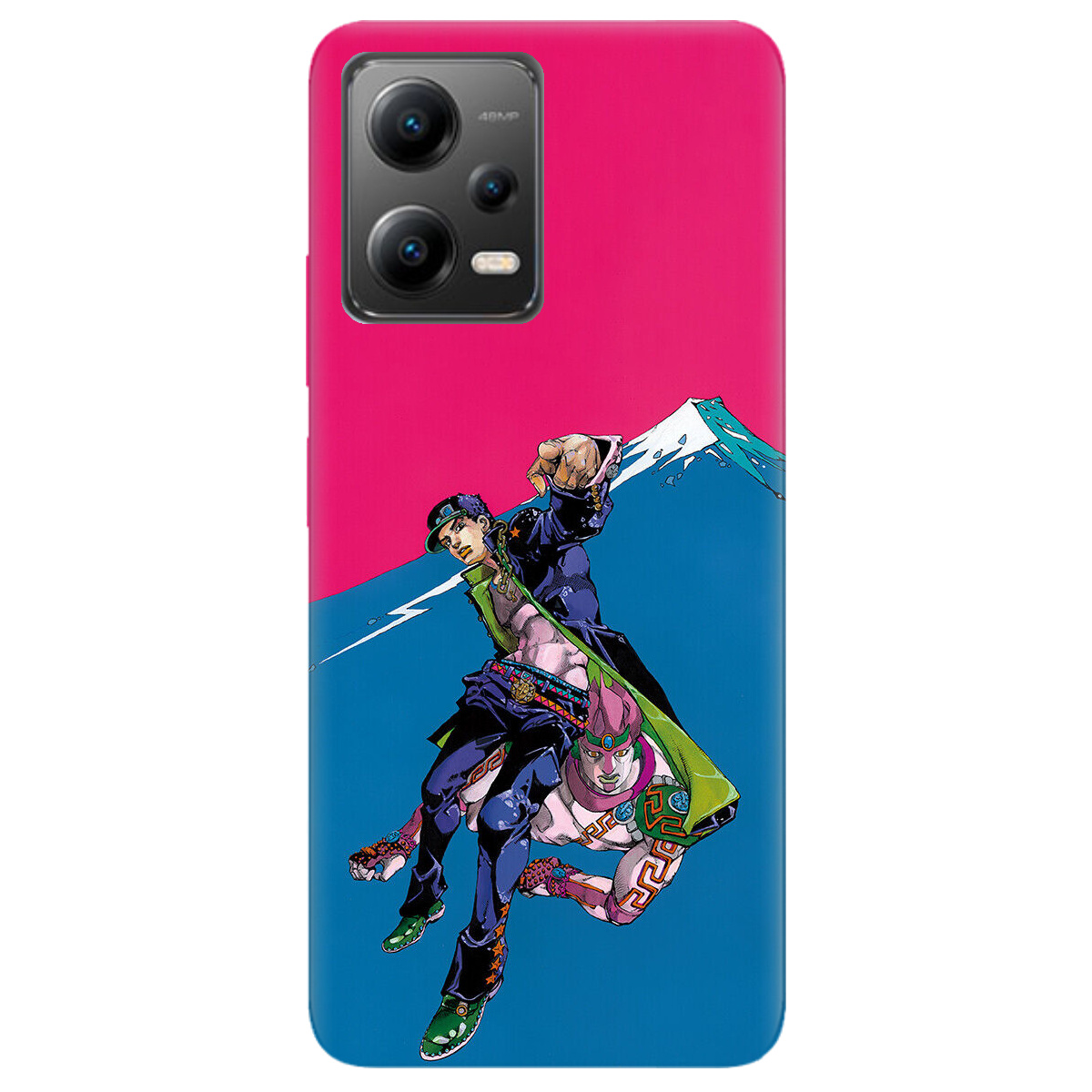 Чехол для Xiaomi Poco X5 5G прозрачный Джотаро Куджо JoJo - фото 1 - Чехлы для телефонов
