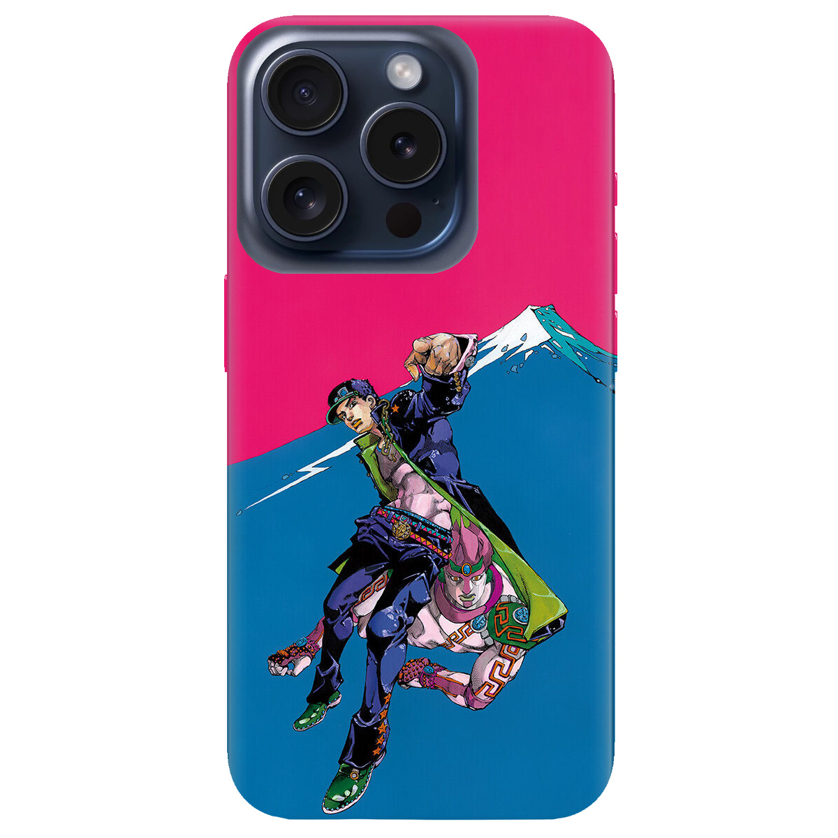 Чохол для Apple iPhone 15 Pro прозорий Джотаро Куджо JoJo - фото 1 - Чохли для телефонів