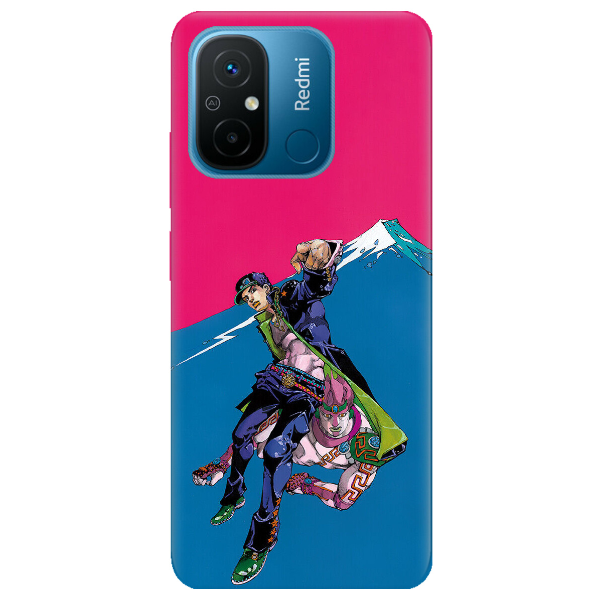 Чохол для Xiaomi Redmi 12C прозорий Джотаро Куджо JoJo - фото 1 - Чохли для телефонів