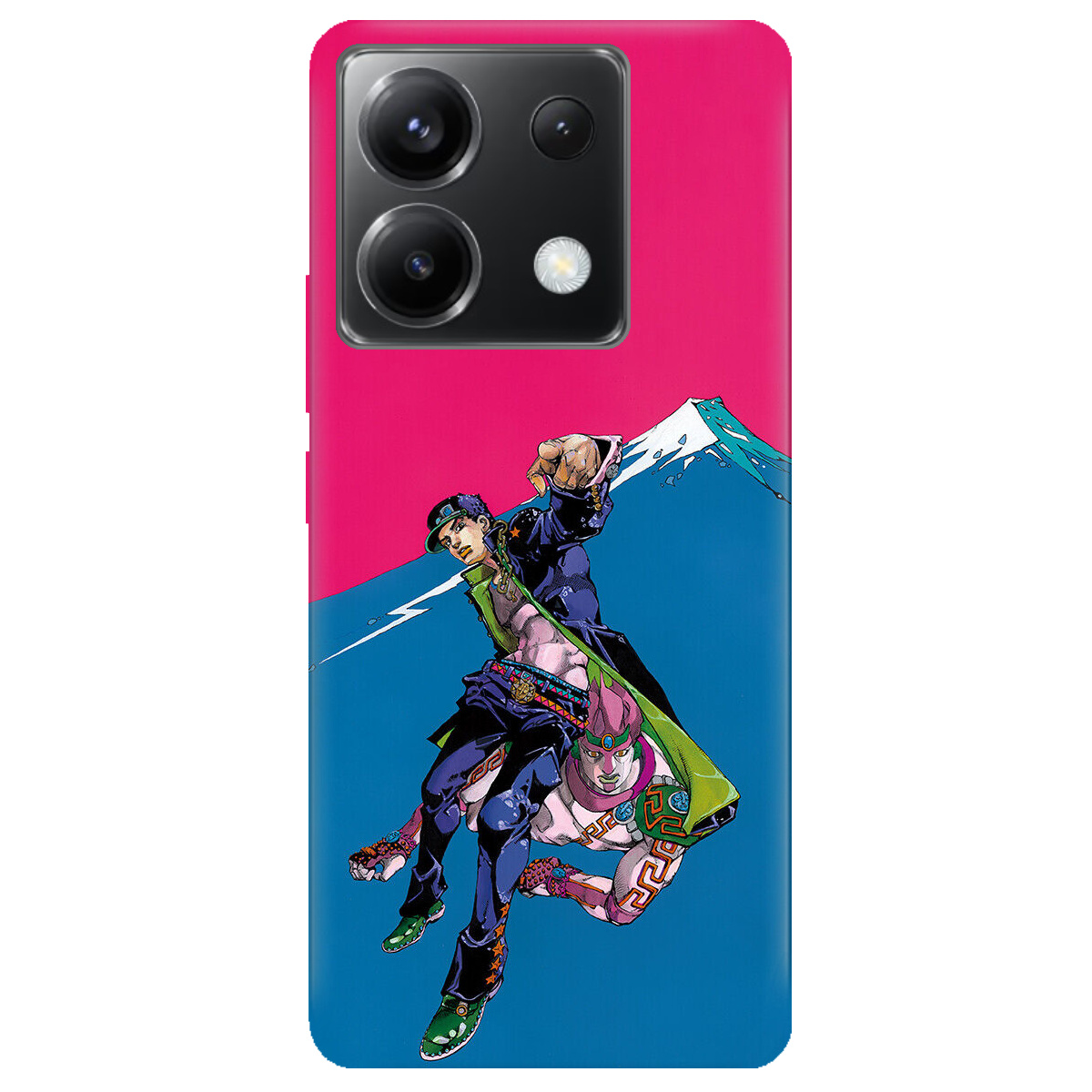 Чехол для Xiaomi Poco X6 прозрачный Джотаро Куджо JoJo - фото 1 - Чехлы для телефонов