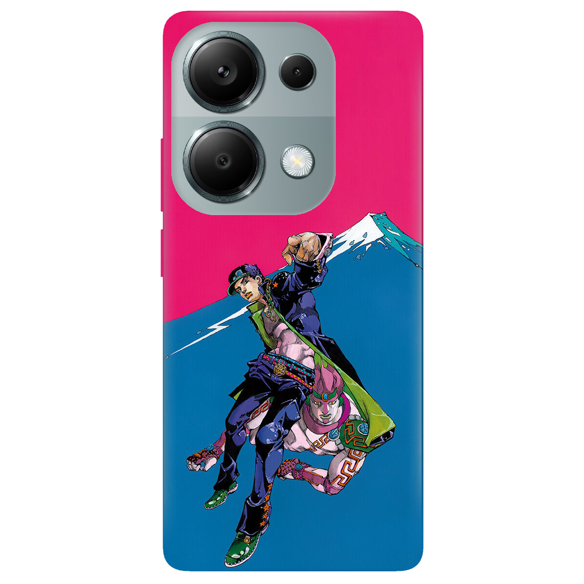 Чехол для Xiaomi Redmi Note 13 Pro 4G прозрачный Джотаро Куджо JoJo - фото 1 - Чехлы для телефонов