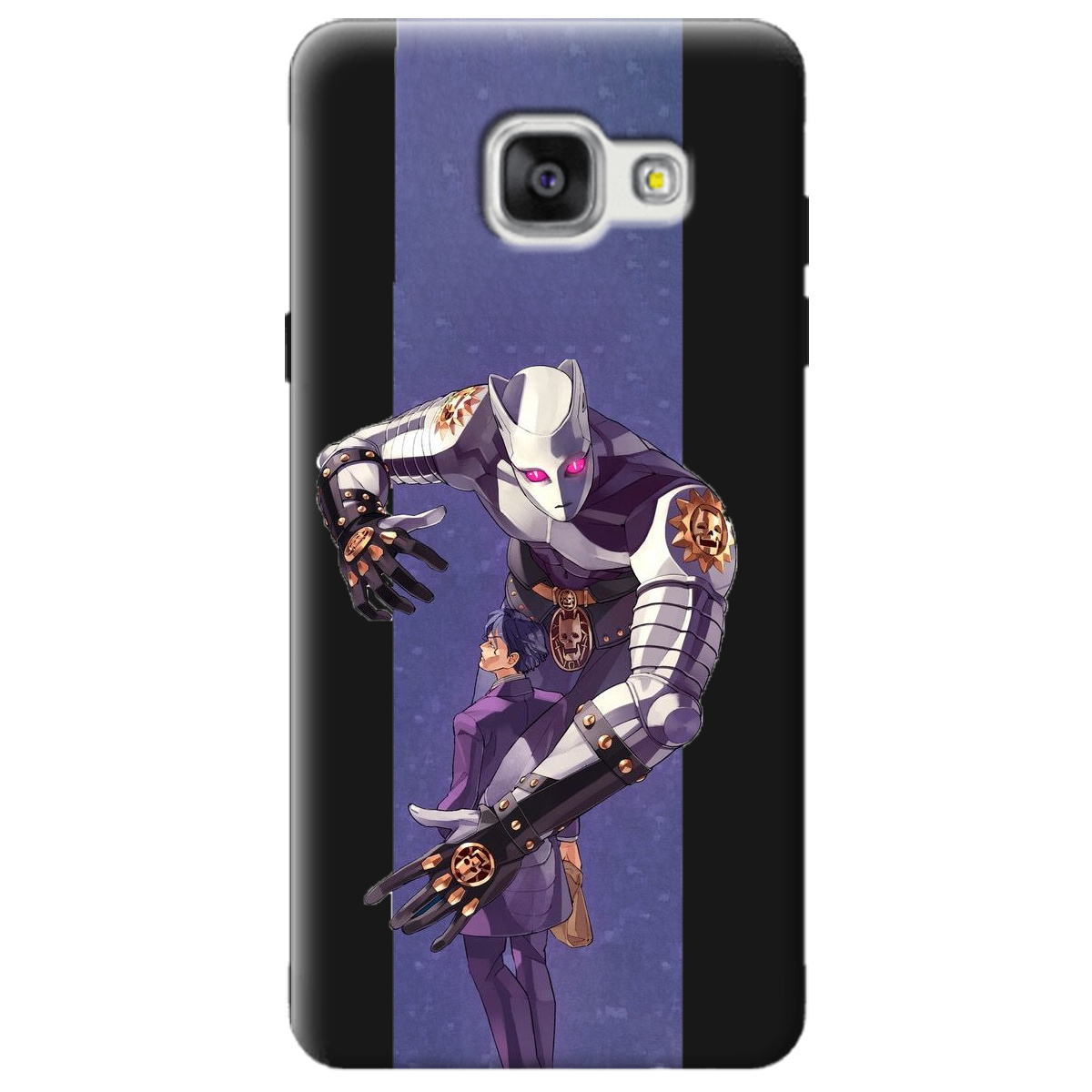 Чехол для Samsung Galaxy A5 2016 черный матовый soft touch Killer Queen JoJo - фото 1 Чехол для Samsung Galaxy A5 2016 черный матовый soft touch Killer Queen JoJo - фото 1 - Чехлы для телефонов