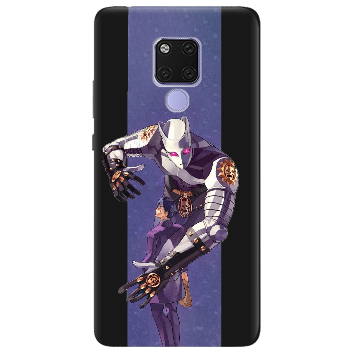 Чехол для Huawei Mate 20 черный матовый soft touch Killer Queen JoJo - фото 1 - Чехлы для телефонов
