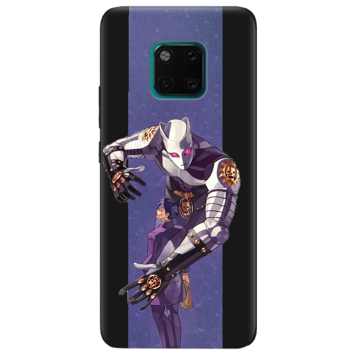 Чехол для Huawei Mate 20 Pro черный матовый soft touch Killer Queen JoJo - фото 1 - Чехлы для телефонов