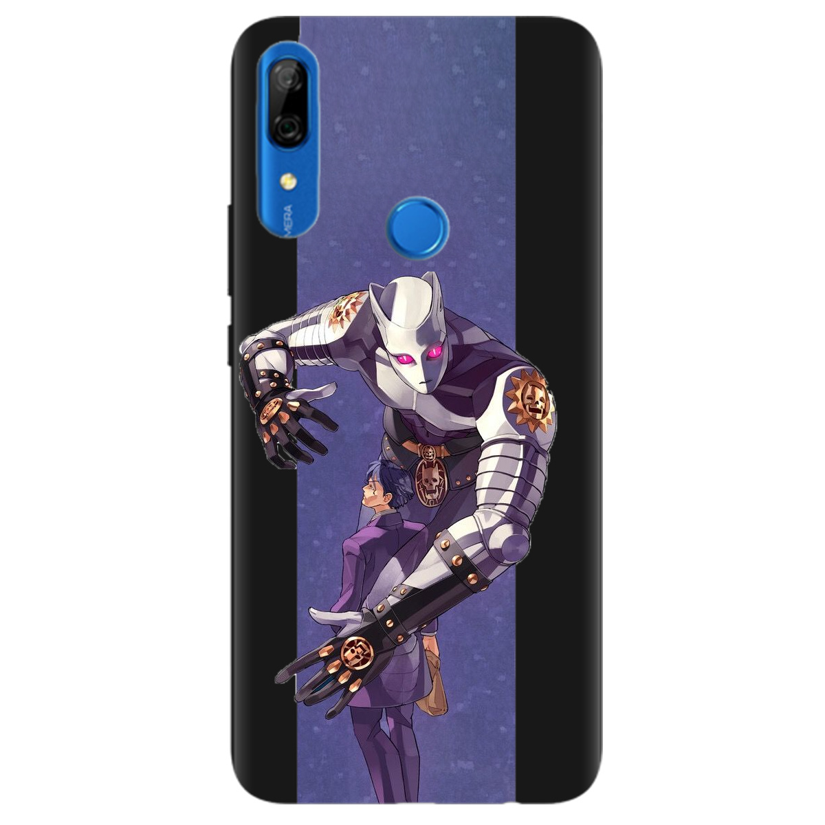 Чохол для Huawei P Smart Z чорний матовий soft touch Killer Queen JoJo - фото 1 Чохол для Huawei P Smart Z чорний матовий soft touch Killer Queen JoJo - фото 1 - Чохли для телефонів
