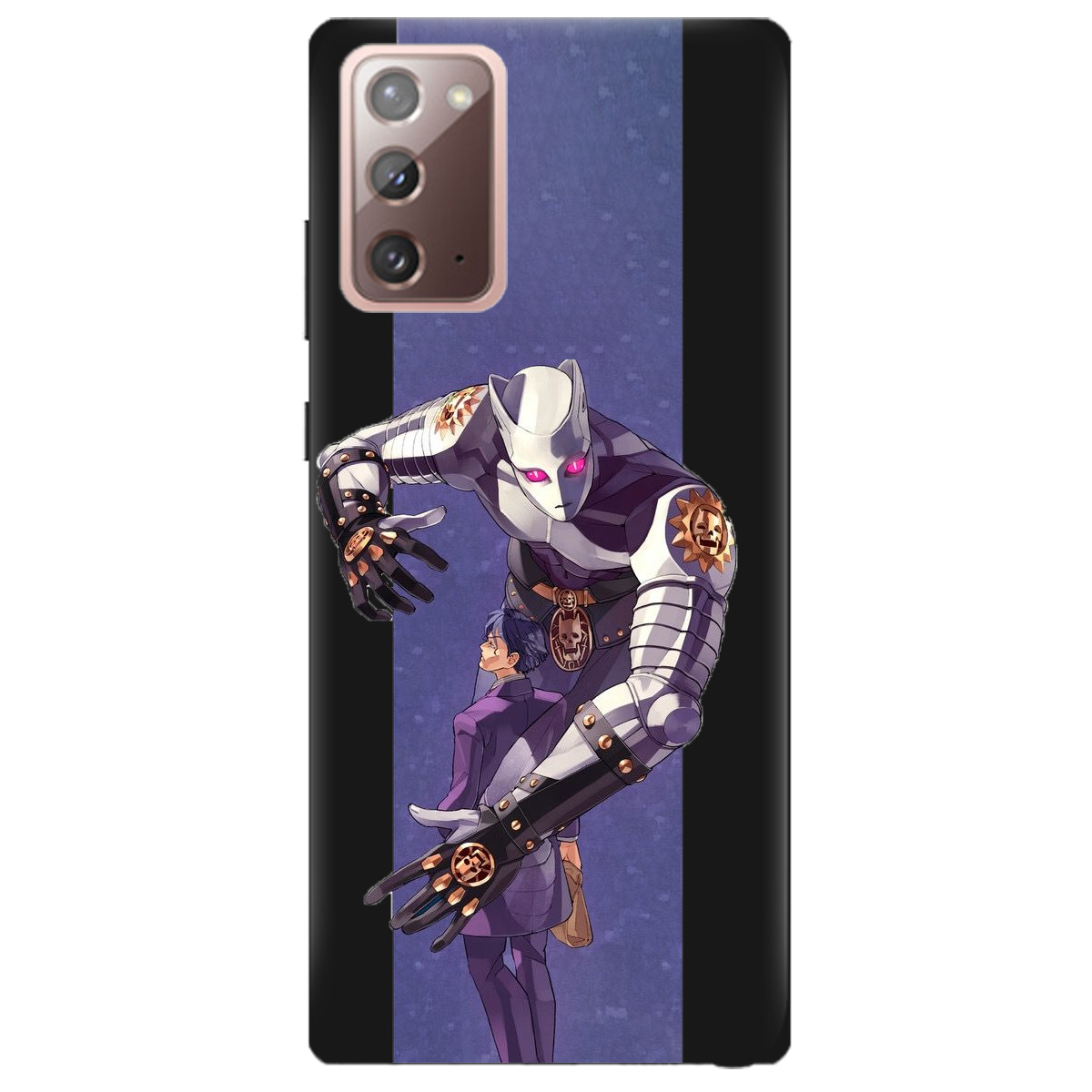 Чохол для Samsung Galaxy Note 20 чорний матовий soft touch Killer Queen JoJo - фото 1 - Чохли для телефонів