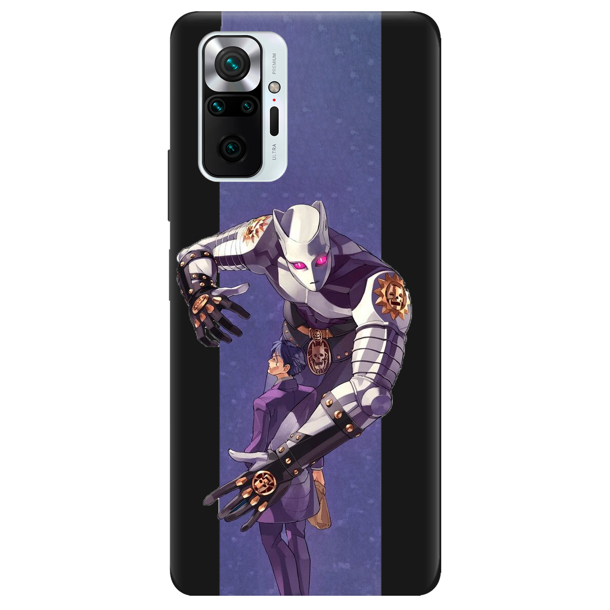 Чехол для Xiaomi Redmi Note 10 Pro черный матовый soft touch Killer Queen JoJo - фото 1 Чехол для Xiaomi Redmi Note 10 Pro черный матовый soft touch Killer Queen JoJo - фото 1 - Чехлы для телефонов