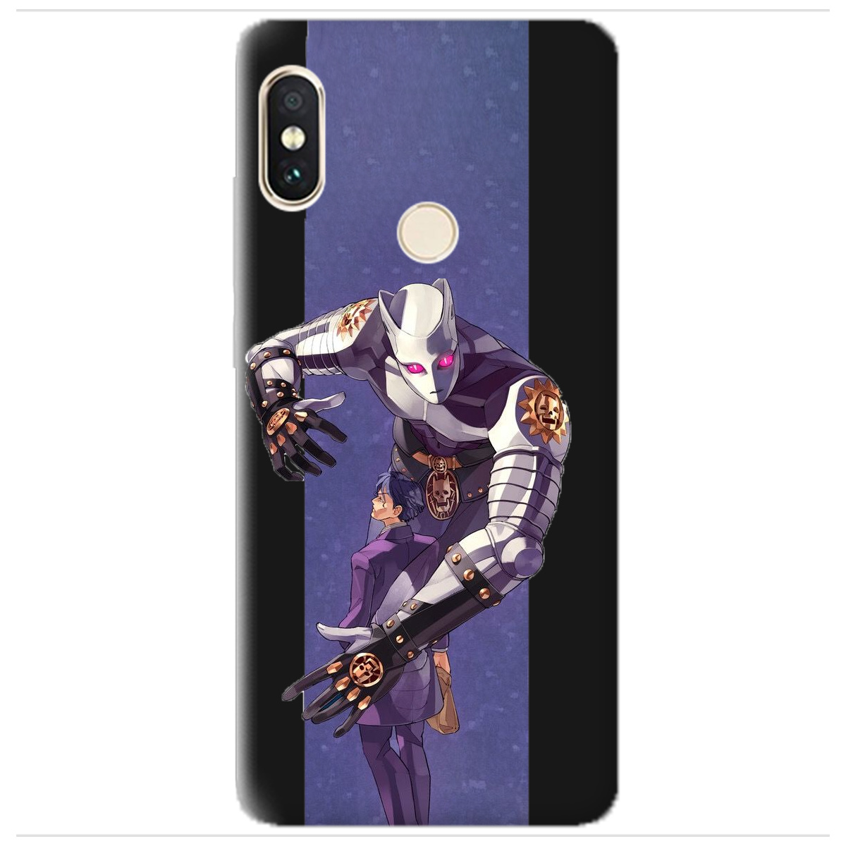 Чохол для Xiaomi Redmi Note 5 чорний матовий soft touch Killer Queen JoJo - фото 1 Чохол для Xiaomi Redmi Note 5 чорний матовий soft touch Killer Queen JoJo - фото 1 - Чохли для телефонів