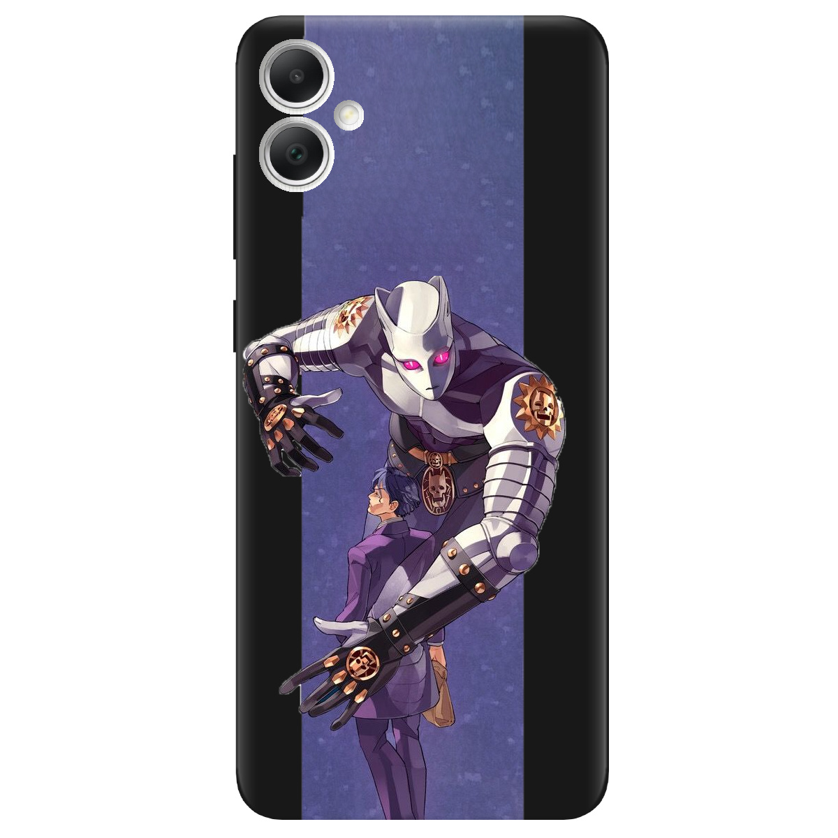 Чохол для Samsung Galaxy A05 чорний матовий soft touch Killer Queen JoJo - фото 1 - Чохли для телефонів