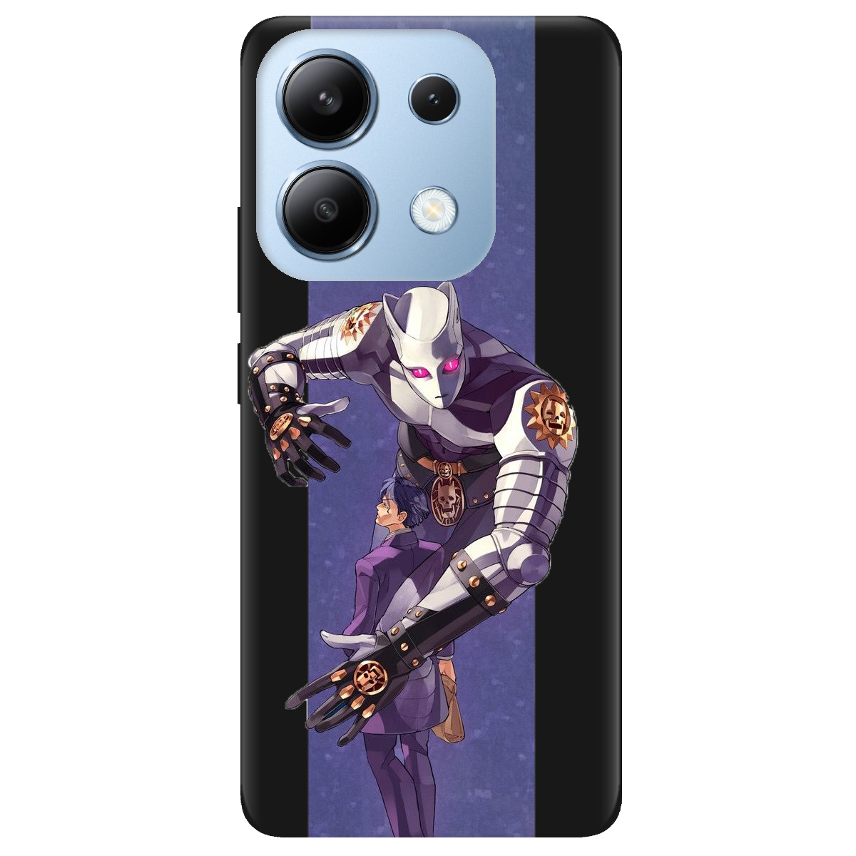Чохол для Xiaomi Redmi Note 13 4G чорний матовий soft touch Killer Queen JoJo - фото 1 Чохол для Xiaomi Redmi Note 13 4G чорний матовий soft touch Killer Queen JoJo - фото 1 - Чохли для телефонів