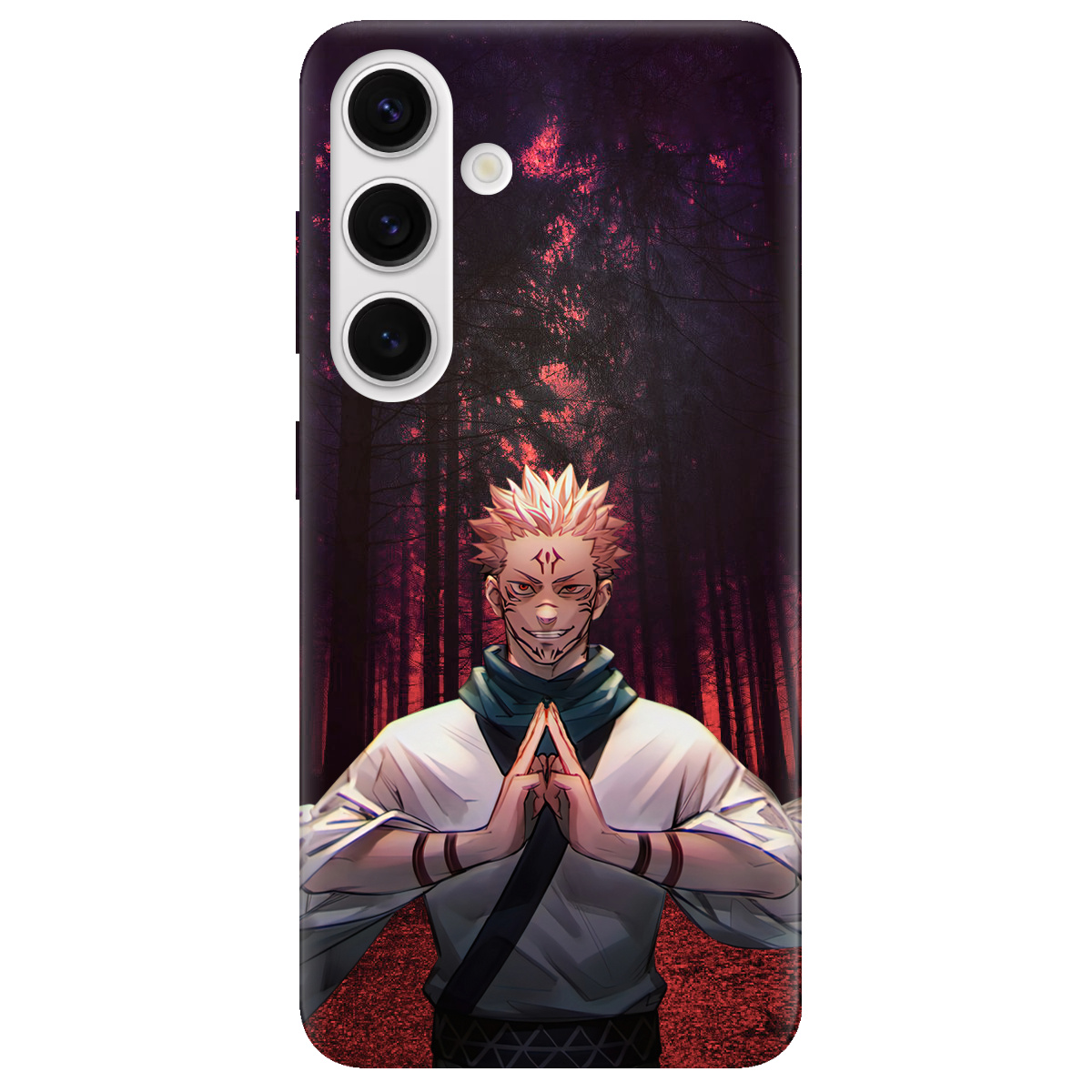 Чехол для Samsung Galaxy S25 Plus прозрачный Сукуна - фото 1 - Чехлы для телефонов