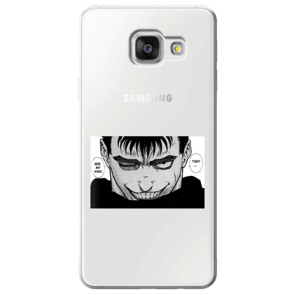 Чохол для Samsung Galaxy A3 2016 прозорий Ґатс Берсерк Berserk - фото 1 - Чохли для телефонів