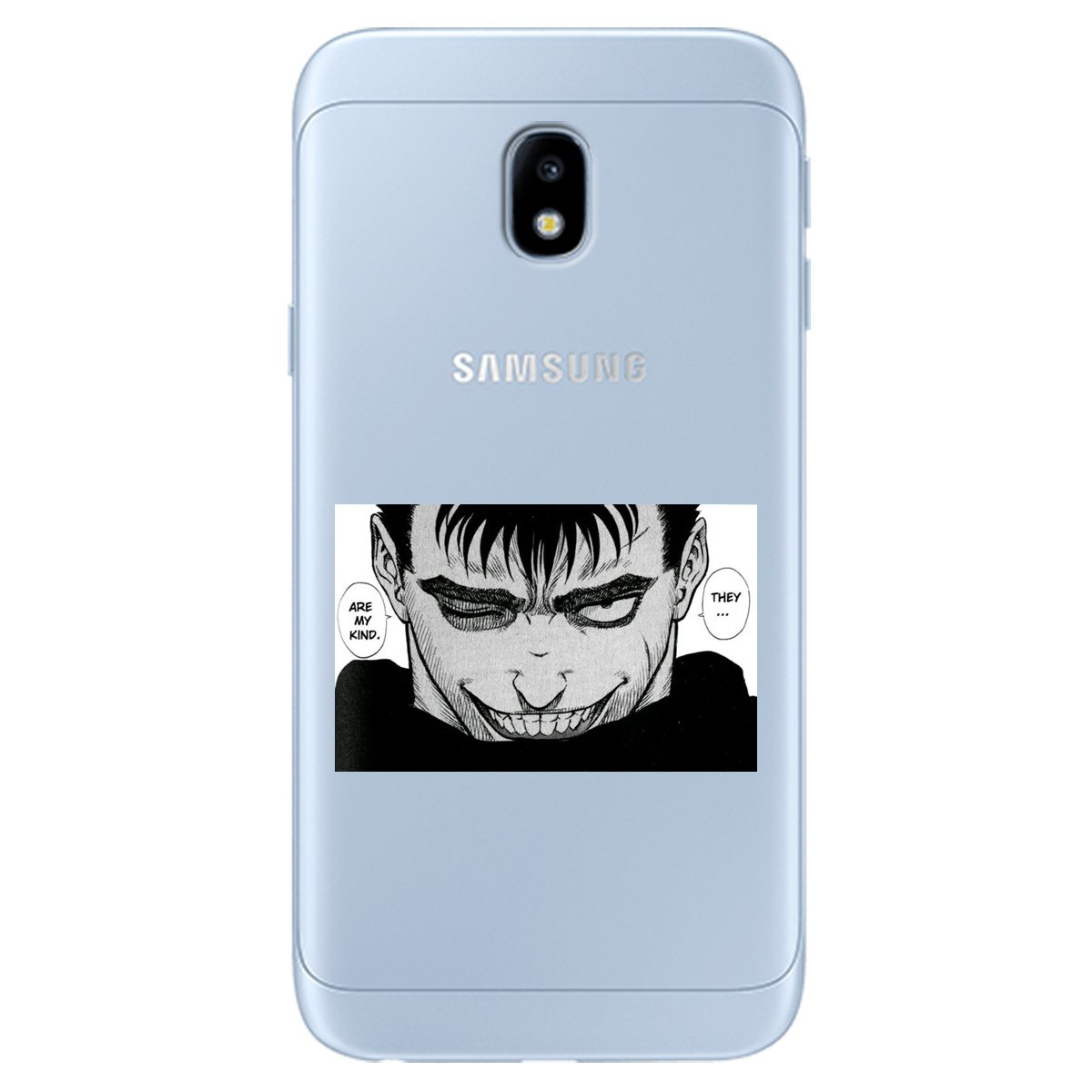 Чохол для Samsung Galaxy J3 2017 прозорий Ґатс Берсерк Berserk - фото 1 - Чохли для телефонів