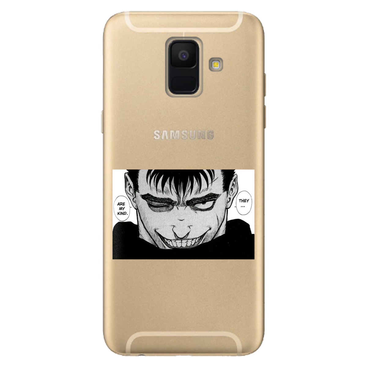 Чохол для Samsung Galaxy A6 2018 прозорий Ґатс Берсерк Berserk - фото 1 - Чохли для телефонів