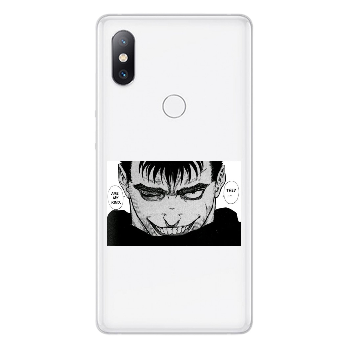 Чохол для Xiaomi Mi Mix 2S прозорий Ґатс Берсерк Berserk - фото 1 - Чохли для телефонів