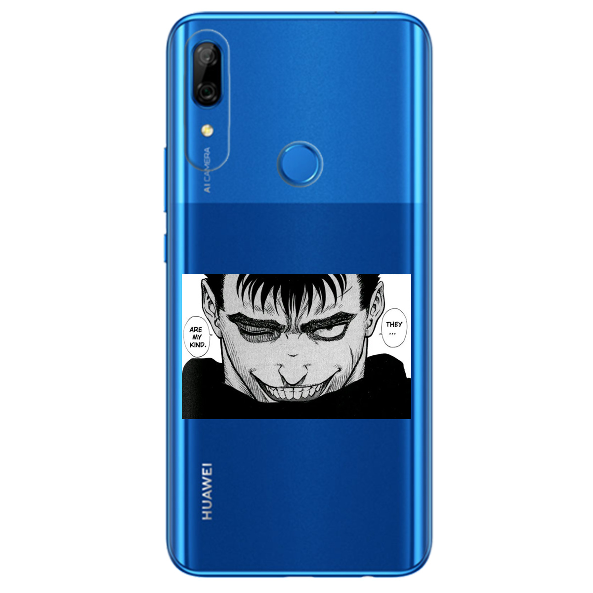 Чехол для Huawei P Smart Z прозрачный Гатс Берсерк Berserk - фото 1 - Чехлы для телефонов