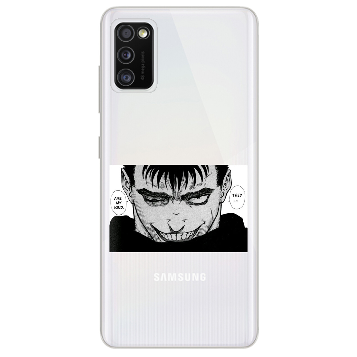Чохол для Samsung Galaxy A41 прозорий Ґатс Берсерк Berserk - фото 1 - Чохли для телефонів
