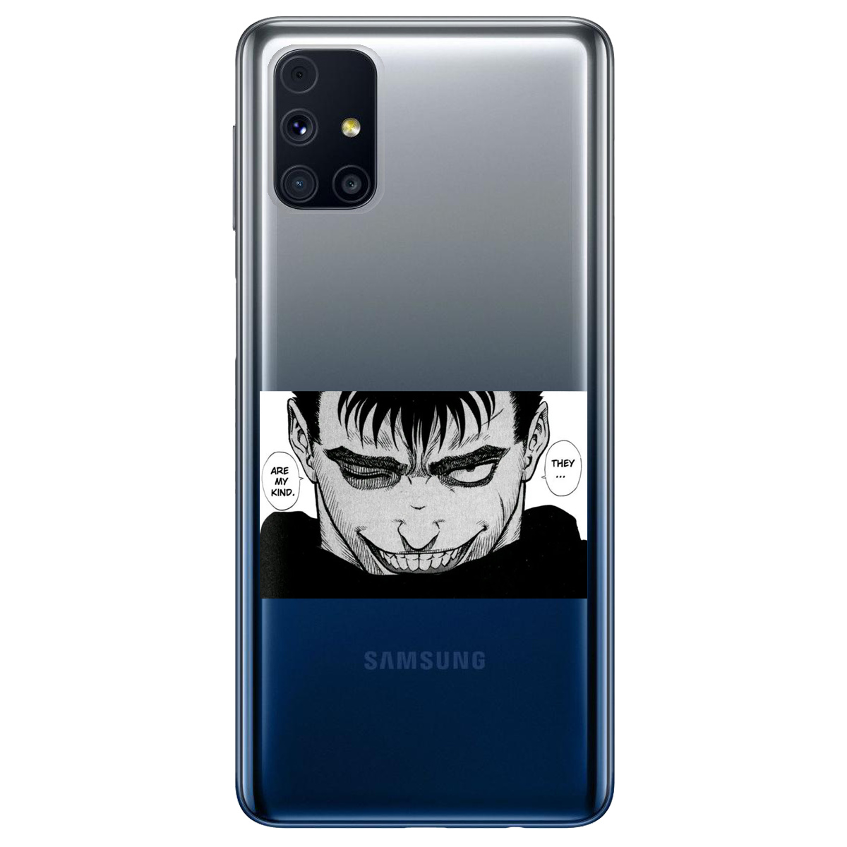 Чохол для Samsung Galaxy M31s прозорий Ґатс Берсерк Berserk - фото 1 - Чохли для телефонів