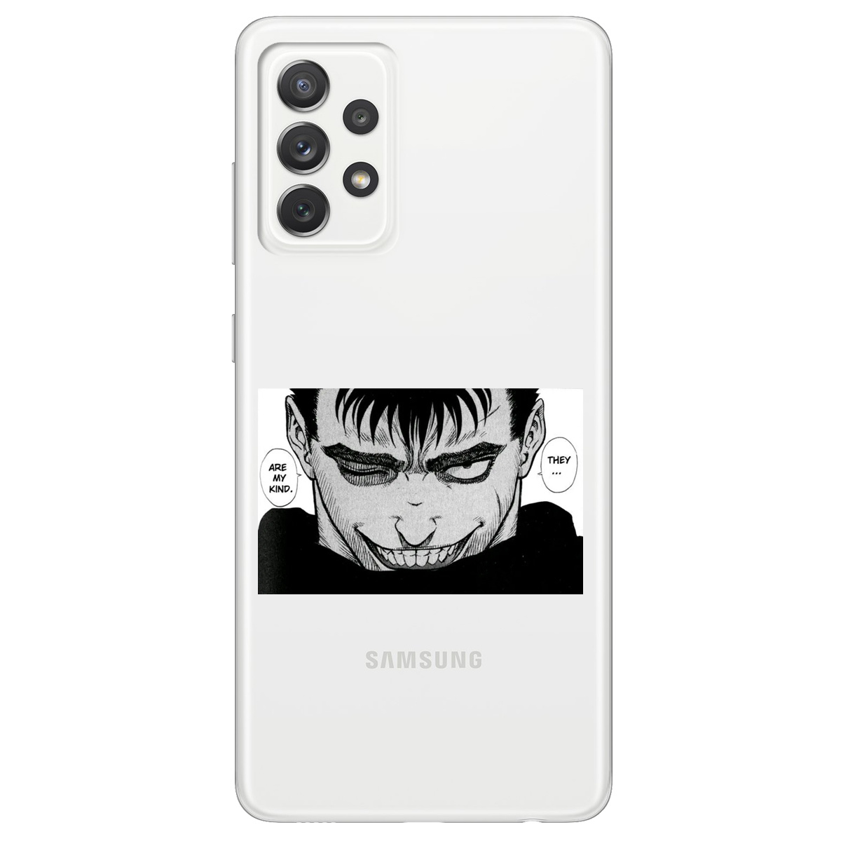 Чохол для Samsung Galaxy A72 прозорий Ґатс Берсерк Berserk - фото 1 - Чохли для телефонів