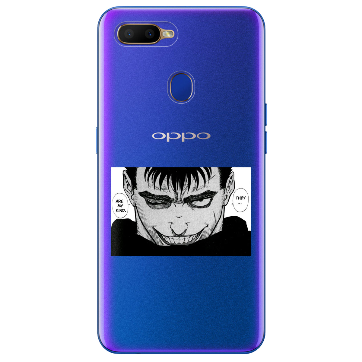 Чехол для Oppo A5s прозрачный Гатс Берсерк Berserk - фото 1 Чехол для Oppo A5s прозрачный Гатс Берсерк Berserk - фото 1 - Чехлы для телефонов
