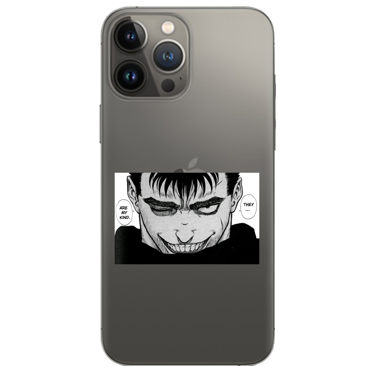 Чохол для Apple iPhone 13 Pro прозорий Ґатс Берсерк Berserk - фото 1 - Чохли для телефонів