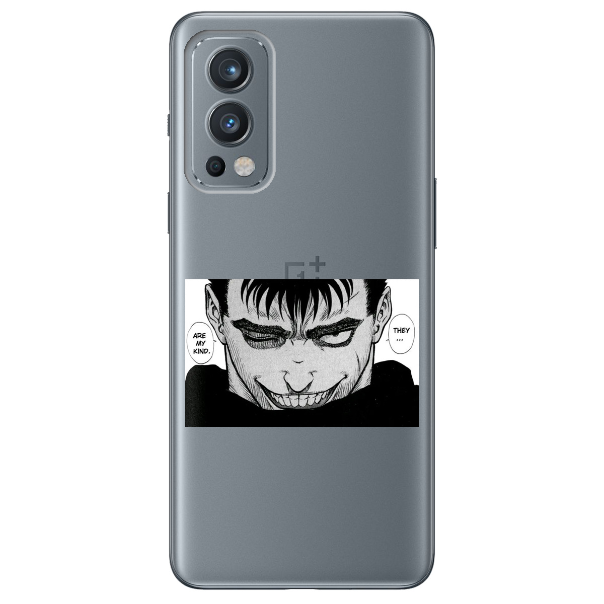 Чехол для OnePlus Nord 2 5G прозрачный Гатс Берсерк Berserk - фото 1 Чехол для OnePlus Nord 2 5G прозрачный Гатс Берсерк Berserk - фото 1 - Чехлы для телефонов