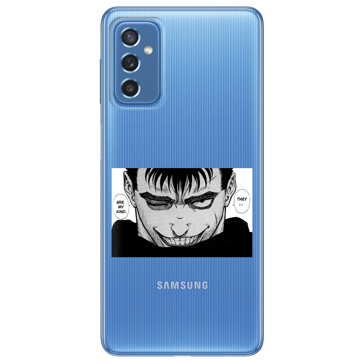 Чохол для Samsung Galaxy M52 прозорий Ґатс Берсерк Berserk - фото 1 - Чохли для телефонів