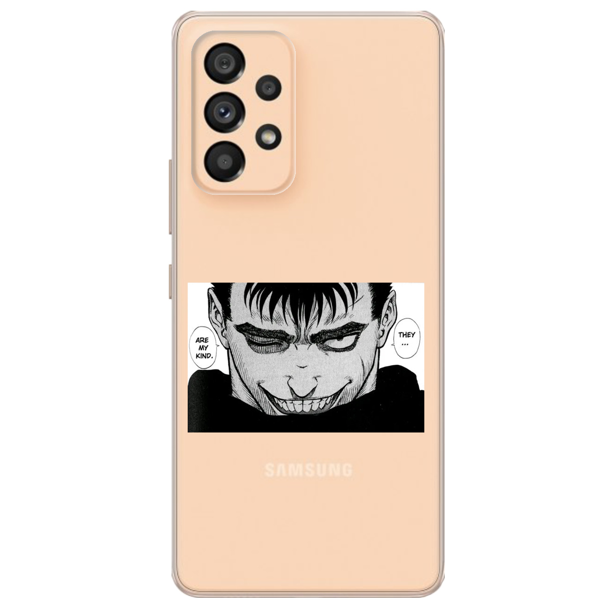 Чехол для Samsung Galaxy A53 прозрачный Гатс Берсерк Berserk - фото 1 - Чехлы для телефонов