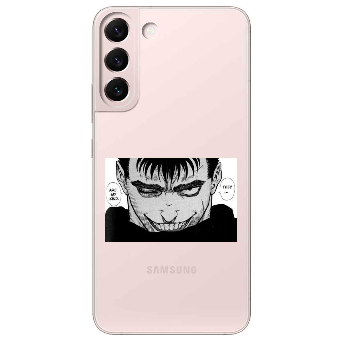 Чохол для Samsung Galaxy S22 прозорий Ґатс Берсерк Berserk - фото 1 - Чохли для телефонів