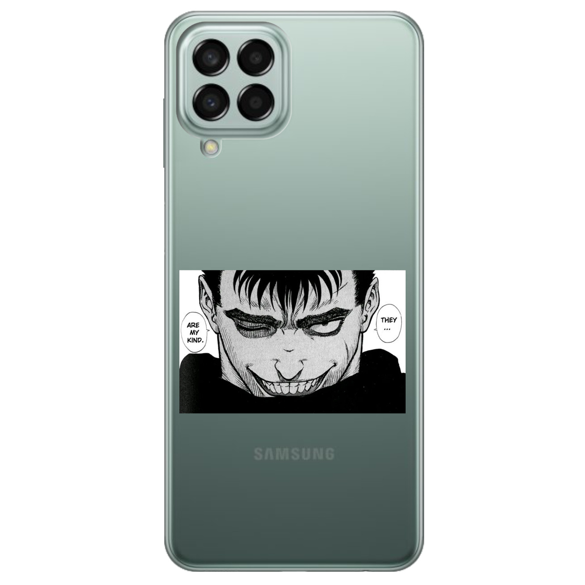 Чохол для Samsung Galaxy M53 прозорий Ґатс Берсерк Berserk - фото 1 - Чохли для телефонів